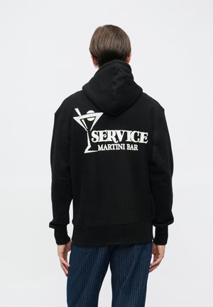MARTINI ZIPPER HOODIE - Φούτερ με φερμουάρ - black