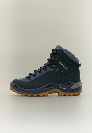 Lowa RENEGADE WARM GTX MID - Vinterstøvler - navy/eisblau