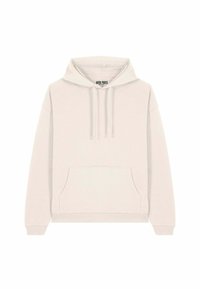 Felpa color crema con tasca frontale, cappuccio con cordino, polsini e orlo a coste. Realizzata in materiale morbido con una vestibilità morbida.