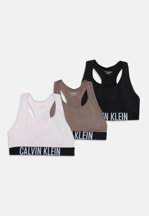 Calvin Klein Underwear, 3 PACK GIRLS BRALETTES - INTENSE POWER - Brassière - iron/orchidice/blk