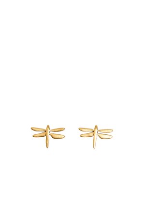 LIBELULA DORADO MATE - Pendientes - oro