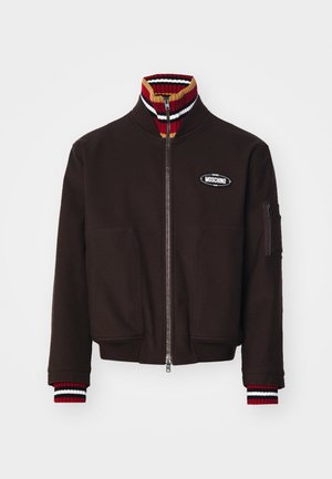 MOSCHINO CAPOSPALLA LUNGO - Bomber dzseki - fantasia marrone