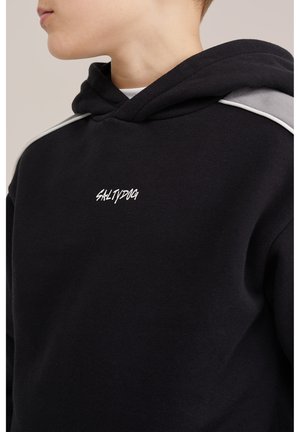 WE Fashion SALTY DOG - Jersey con capucha - black
