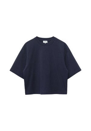 & OTHER STORIES, & OTHER STORIES BOXY T-SHIRT - T-shirt imprimé - dark blue