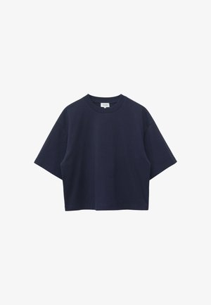 & OTHER STORIES, & OTHER STORIES BOXY T-SHIRT - T-shirt imprimé - dark blue