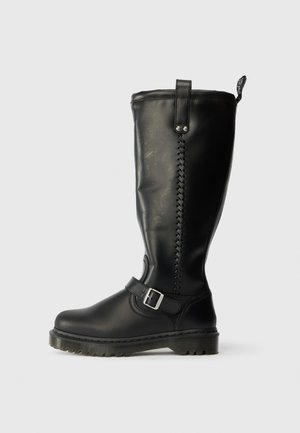 ANISTONE HIGH LEG BOOT UNISEX - Saapad - black orleans