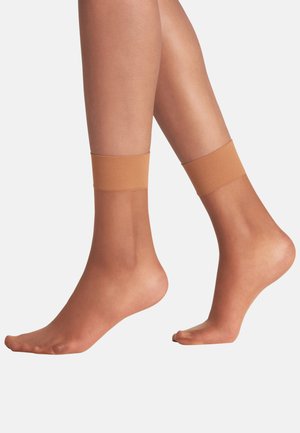 FALKE SHELINA 12 DENIER ULTRA-SHEER - Socks - braun