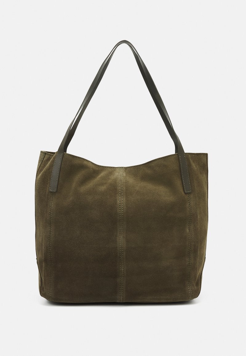 Anna Field - LEATHER - Ručna torba - khaki, Povećaj