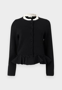 CARDIGAN AVEC MINI BASQUE - Cardigan - noir