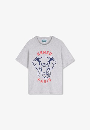 KENZO kids, T-shirt con stampa - gris chine clair