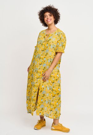 ADLedda - Hverdagskjole - yoke yellow