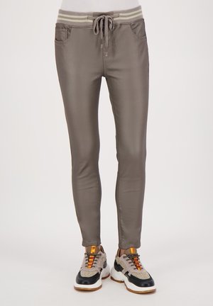 JOGG  - Leren broek - grijs