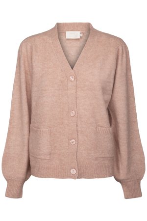 MIANGIE KNIT CARDIGAN - Kardigán - pale rose melange