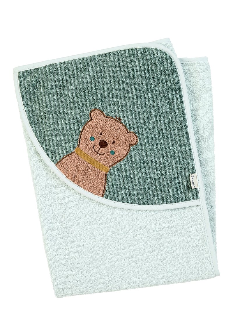 Sterntaler Kapuzenbadetuch Ben - Bath towel - light green