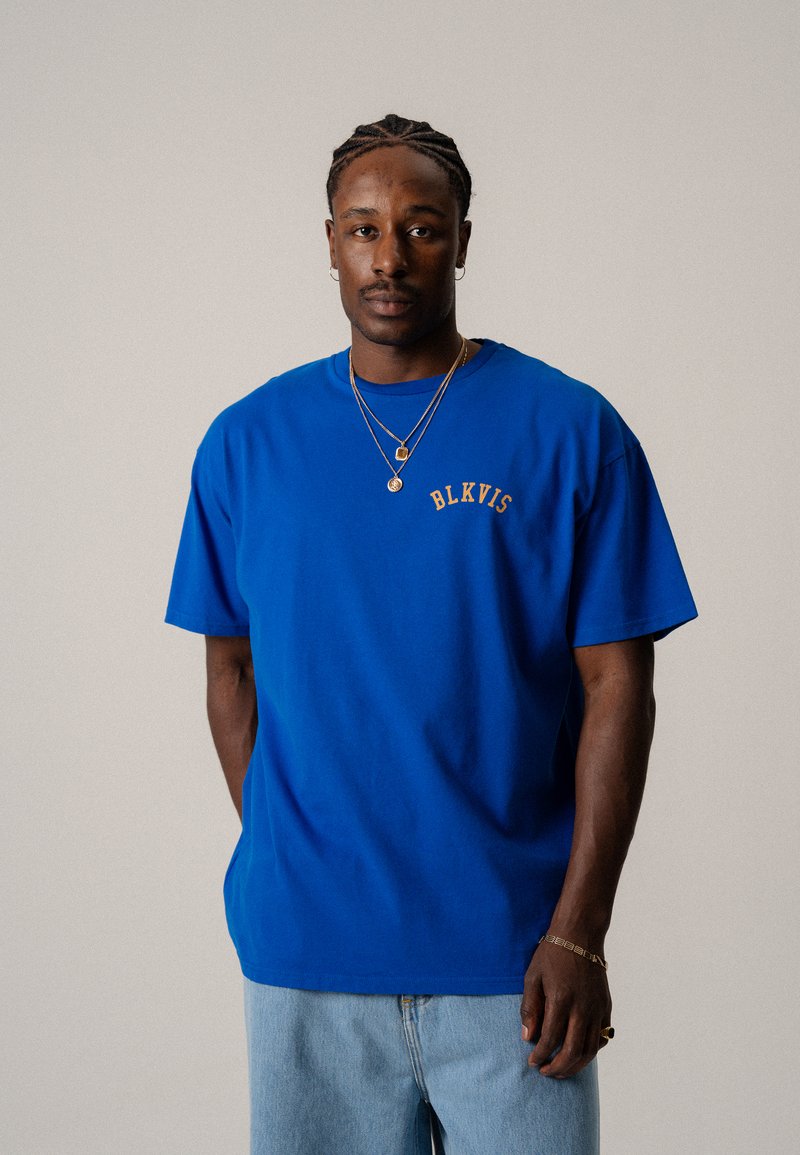 BLKVIS LOGO TEE UNISEX - Pamata T-krekls - blue loilite