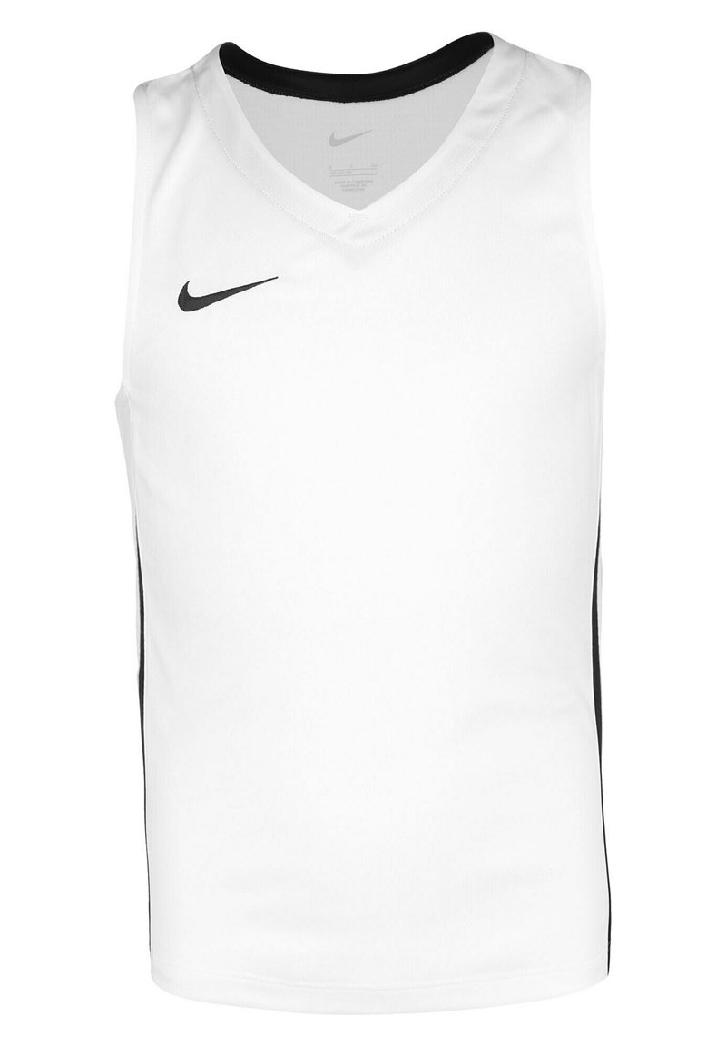 Nike Performance TEAM STOCK BASKETBALL Top white/black/white Zalando