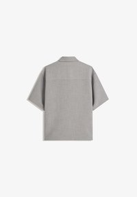 Bershka SHORT SLEEVE TAILORED - Cămașă - dark grey