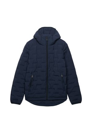 Superdry & Co, SUPERDRY HOODED HEAT WELD PADDED JACKET.. - Giacca invernale - petrol blue