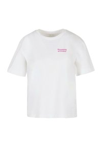 DREAMING OF FRIDAY TEE - Triko s potiskem - white