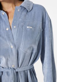 Garcia Vestido camisero - faded denim