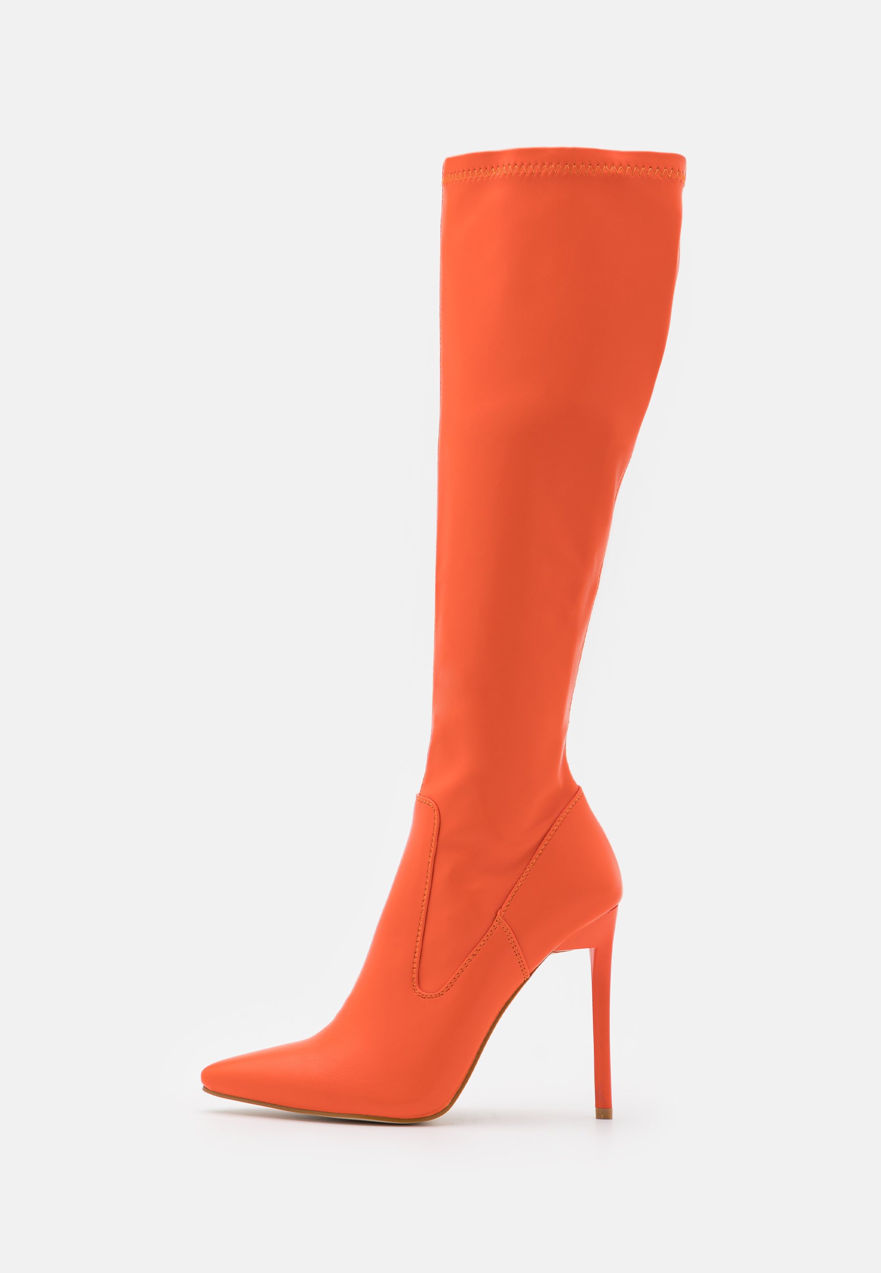 orange high boots