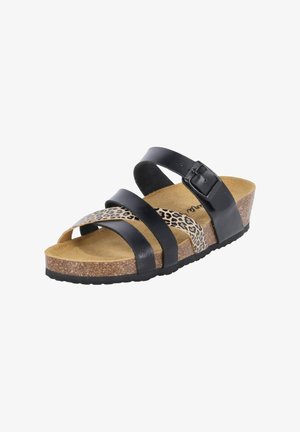 Beliana, BELIANA 1710/LR01/LR01/ESTEN.NO.3/LR01 DAMEN PANTOFFELN - Pantolette flach - schwarz
