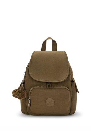 BASIC CITY  28 CM - Rygsække - smooth khaki