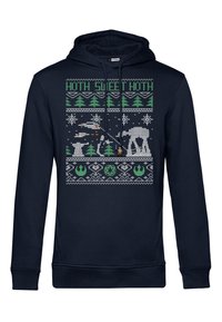 Star Wars STAR WARS CLASSIC HOLIDAY BATTLE - Jersey con capucha - navy blue