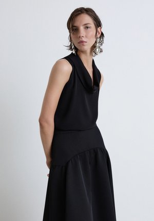 Calliope, CANOTTA TINTA UNITA - Blouse - ultrablack