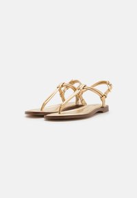 MICHAEL Michael Kors ASTRA THONG - Sandale cu baretă între degete - pale gold