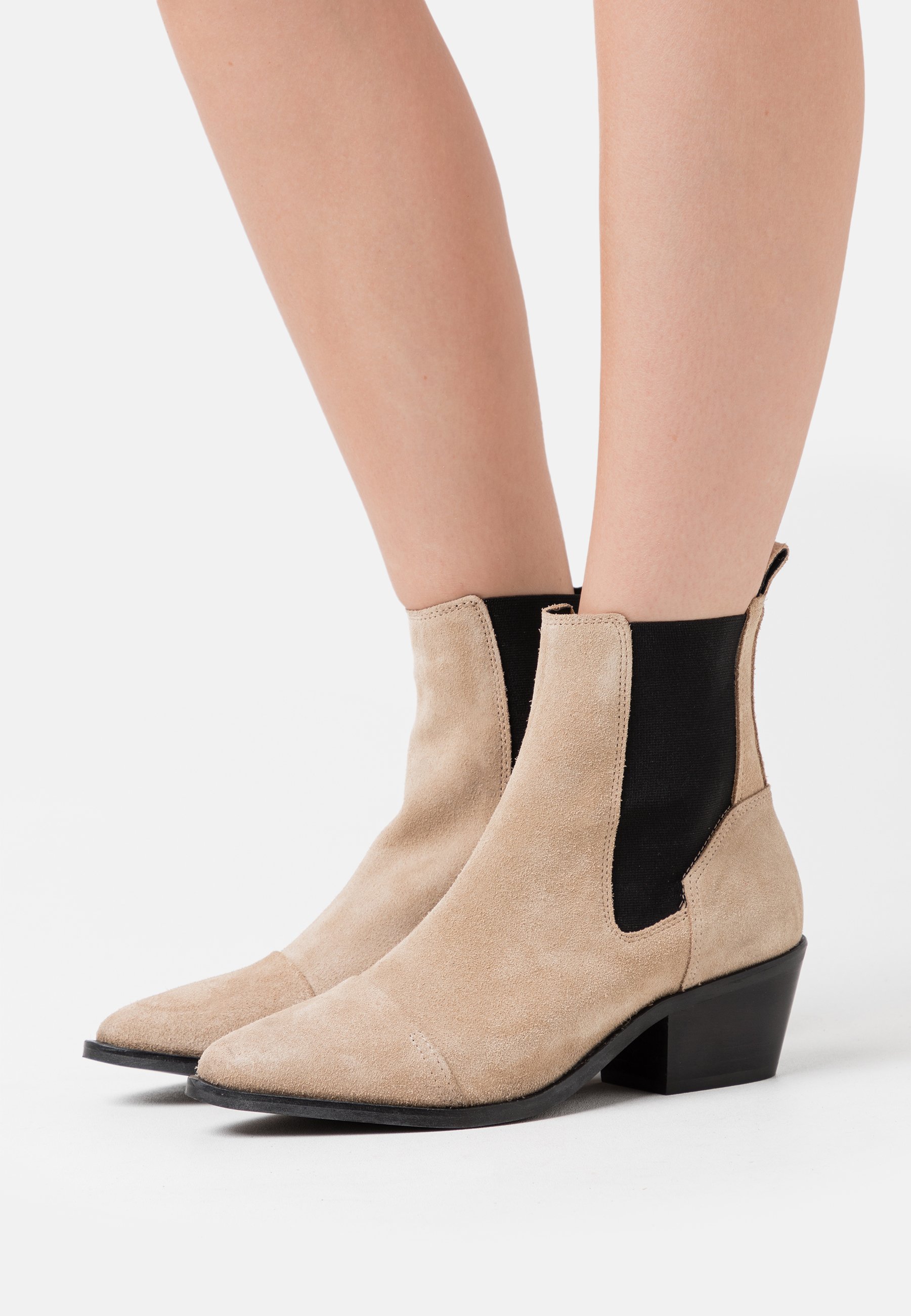 YAS BILLIE BOOTS - Stiefelette - creme/offwhite