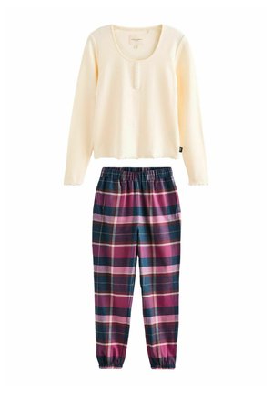 Laura Ashley SET- REGULAR FIT - Pyžamová súprava - navy pink check