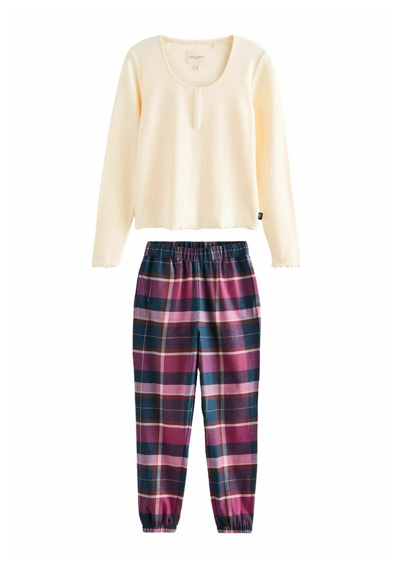 Laura Ashley SET- REGULAR FIT - Pizsama szett - navy pink check