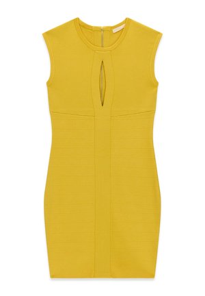 Guess, CUT-OUT BANDAGE-KLEID - Robe pull - gelb