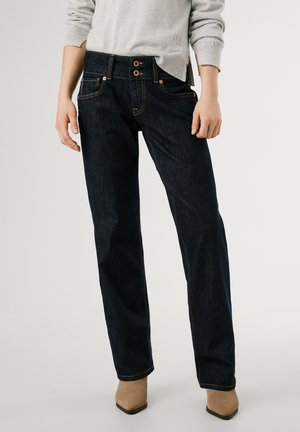 Jean droit - blue-black denim