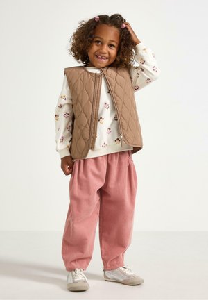 Lindex, LINDEX LOOSE FIT TROUSERS IN CORDUROY LINDEX - Bukser - dusty pink