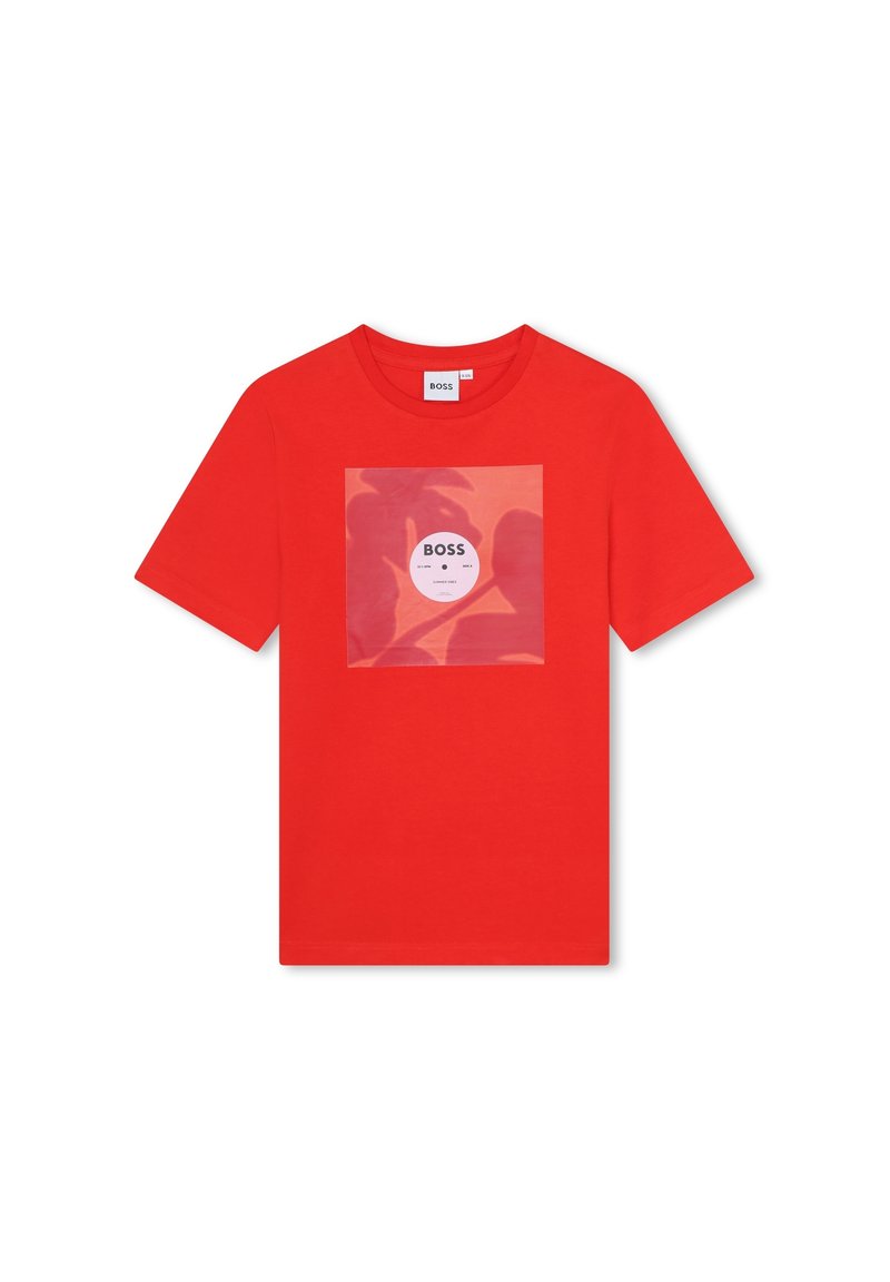BOSS Kidswear T-shirt print rood