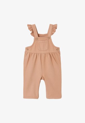 Vertbaudet, VERTBAUDET BABY MÄDCHEN LATZHOSE AUS TWILL - Jumpsuit - pekannuss