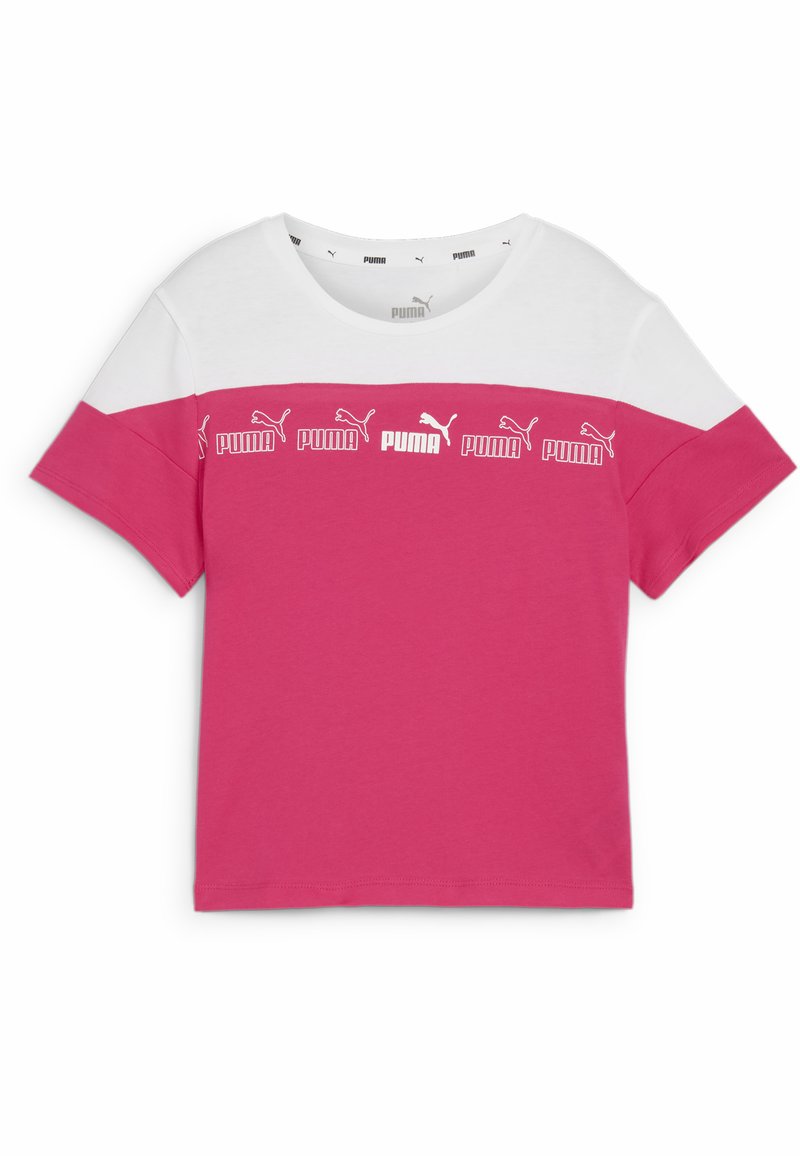 Puma AROUND THE BLOCK - Tričko s potlačou - garnet rose