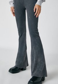 PULL&BEAR Pantalon classique - black