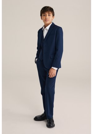 WE Fashion Strukirani kaput - dark blue