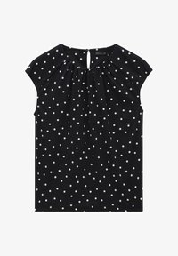 Valgt, navy dot print