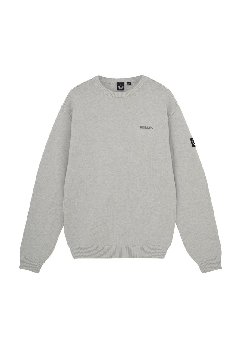 Rellix LOOSE FIT CREWNECK - Trui - fresh grey melange
