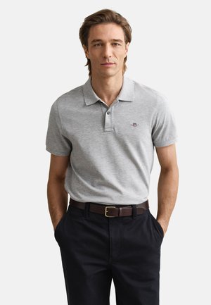 REG SHIELD SS - Poloshirts - grey melange