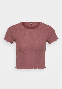 ONLEMMA SHORT - Paprasti marškinėliai - rose brown melange