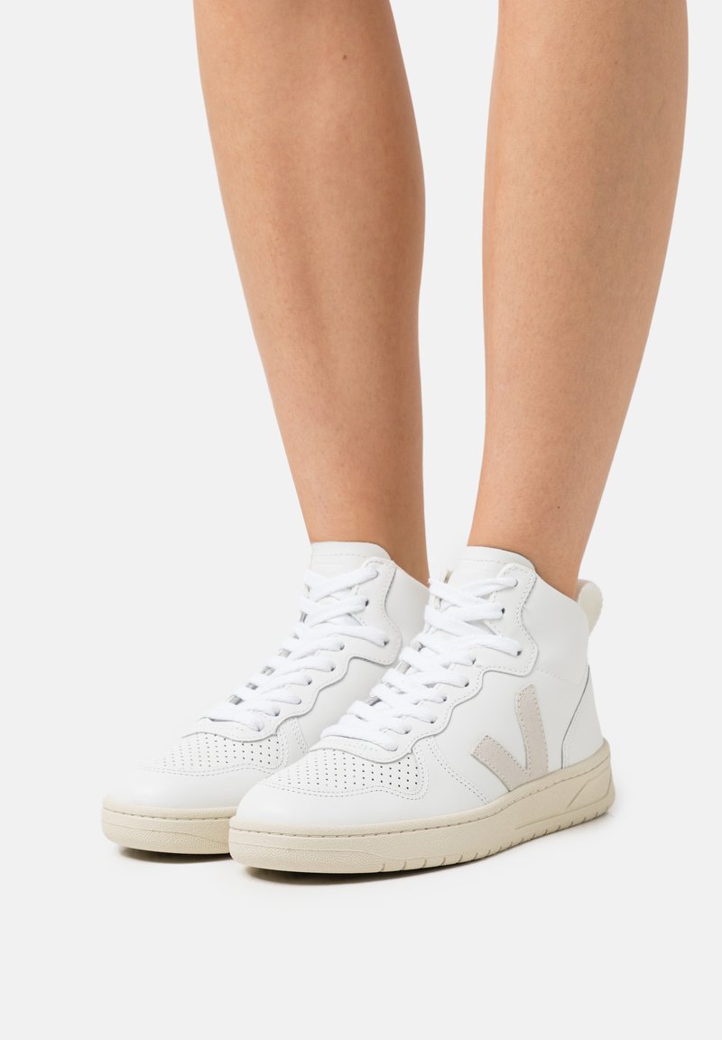 Shoe Veja Verkooppunten Veja Sneakers Blauw Veja V-90 Leather Wit