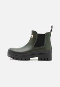 Unselected, olive/black