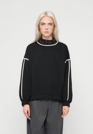 VMSHIRLEY O NECK - Φούτερ - black/pumice stone binding