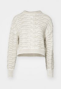 FLOMIRA - Stickad tröja - off-white/beige