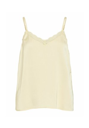 VILA, VIENNA RAVENNA LACE SINGLET - NOOS - Débardeur - pastel yellow